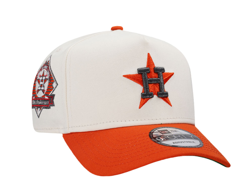 New Era Houston Astros 25th Anniversary Chrome Edition A Frame Snapback Cap