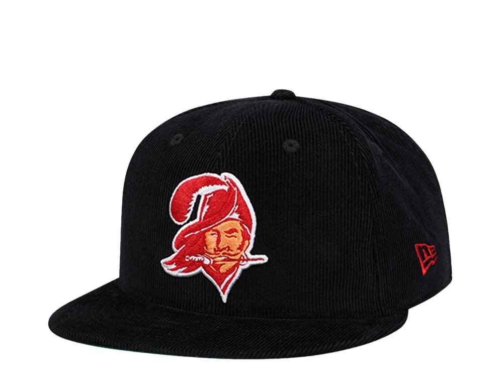 New Era Tampa Bay Buccaneers Black Corduroy Edition 9Fifty Snapback Cap