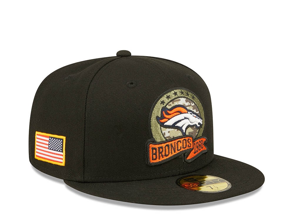 New Era Denver Broncos Salute to Service 2022 Fitted 59Fifty Cap