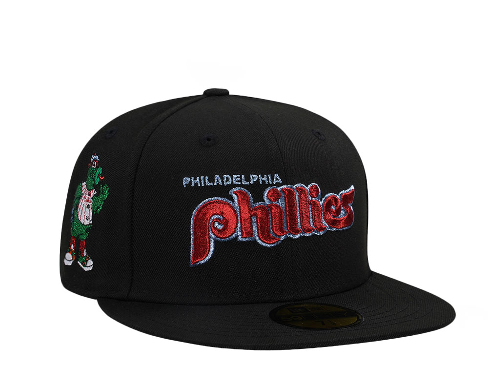 Black and red phillies hat online