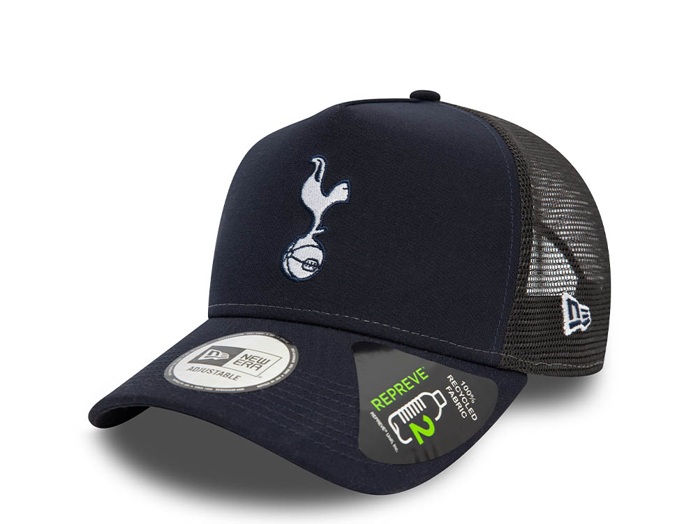 New Era Tottenham Hotspur Navy Trucker A Frame Snapback Cap