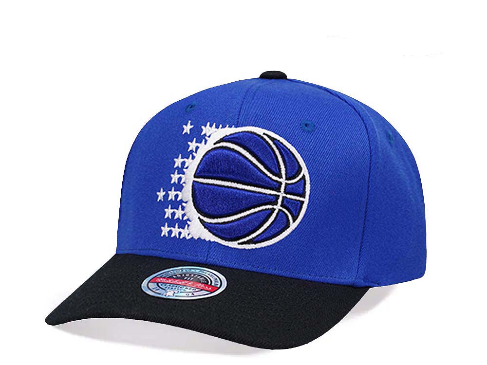 Mitchell & Ness Orlando Magic Team Two Tone 2.0 Stretch Hardwood Classic Red Flex Snapback Cap