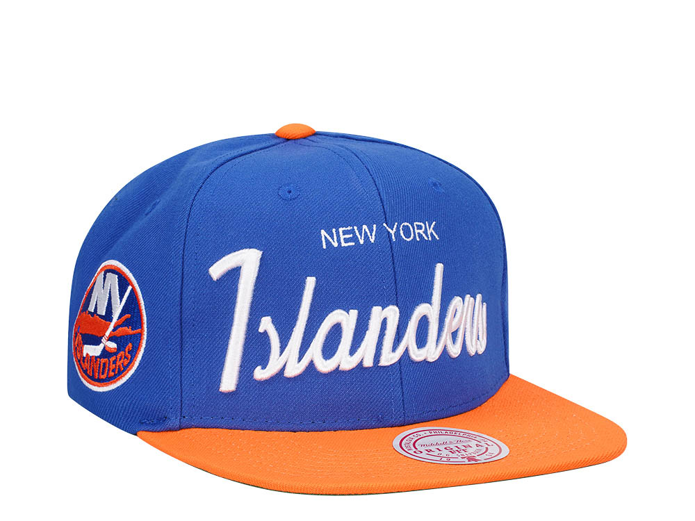 Mitchell & Ness New York Islanders Vintage Script Snapback Cap