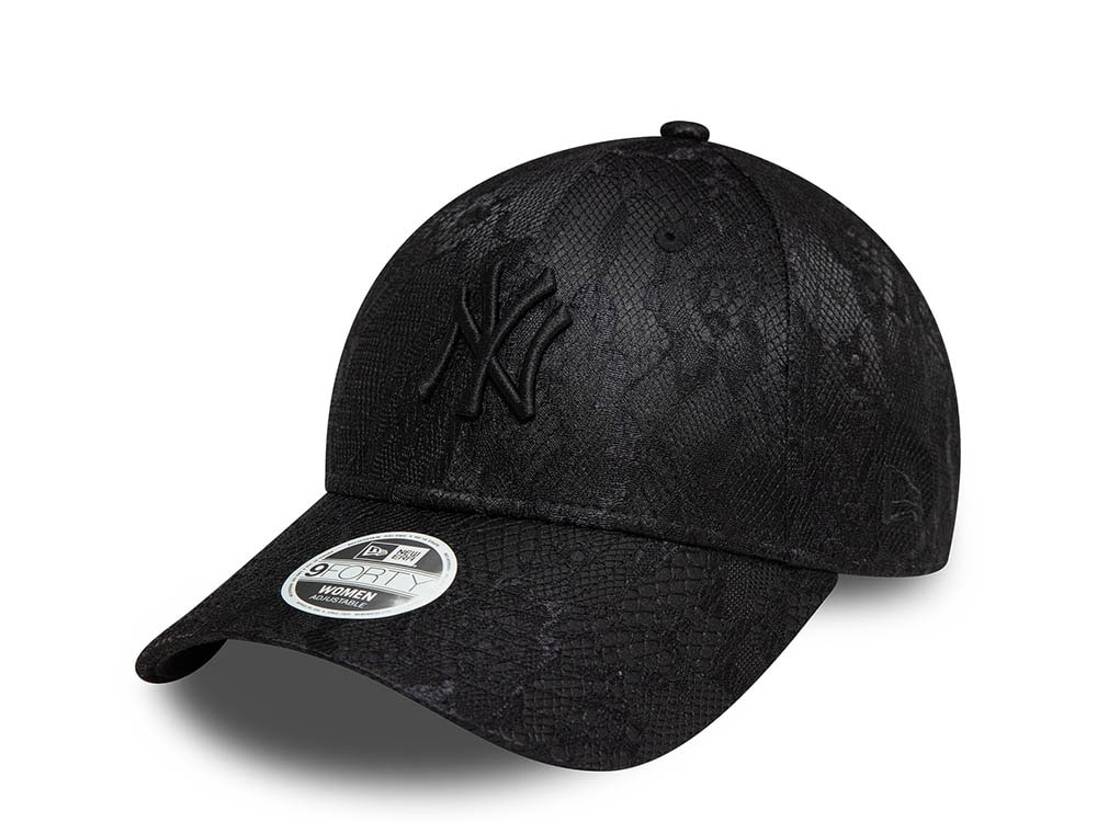 New Era New York Yankees Lace Black Womens 9Forty Snapback Cap