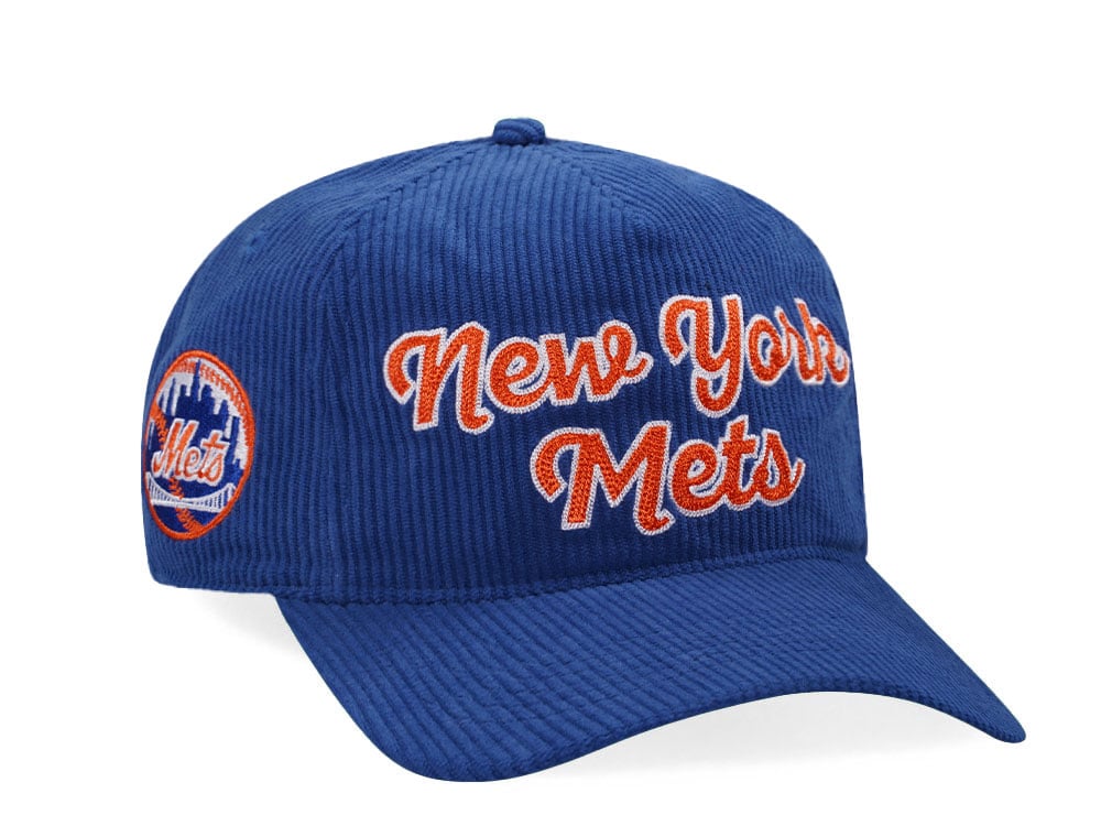 47Brand New York Mets Blue Chainscript 47 Hitch Snapback Cap