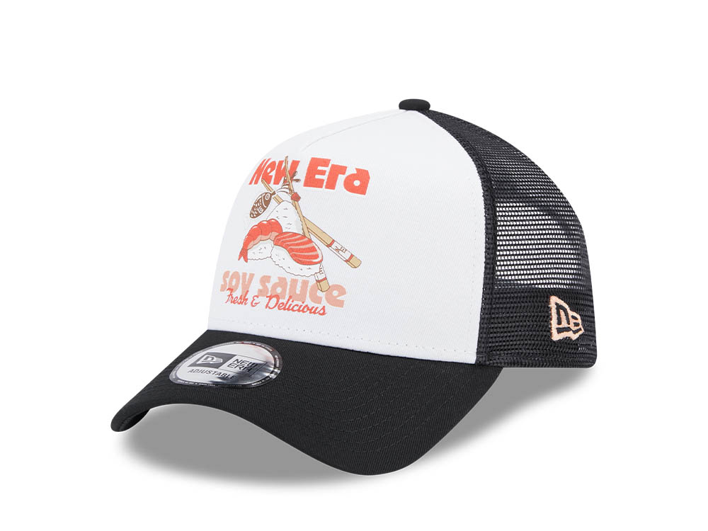 New Era Soy Sauce Food  9Forty A Frame Trucker Snapback Cap