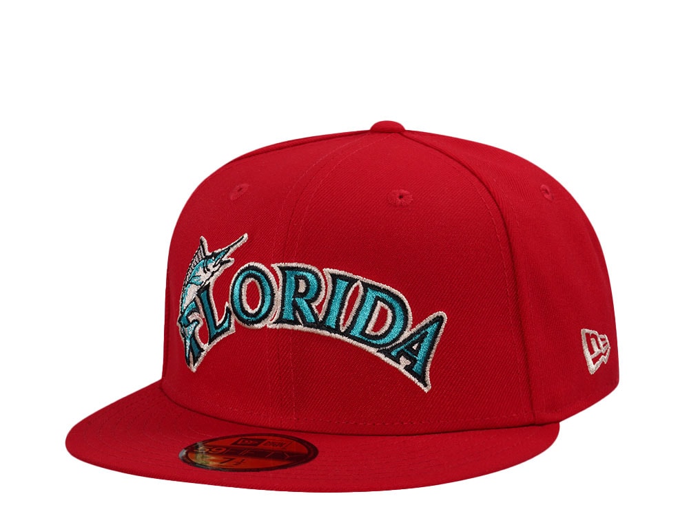 New Era Florida Marlins Classic Red Edition 59Fifty Fitted Cap