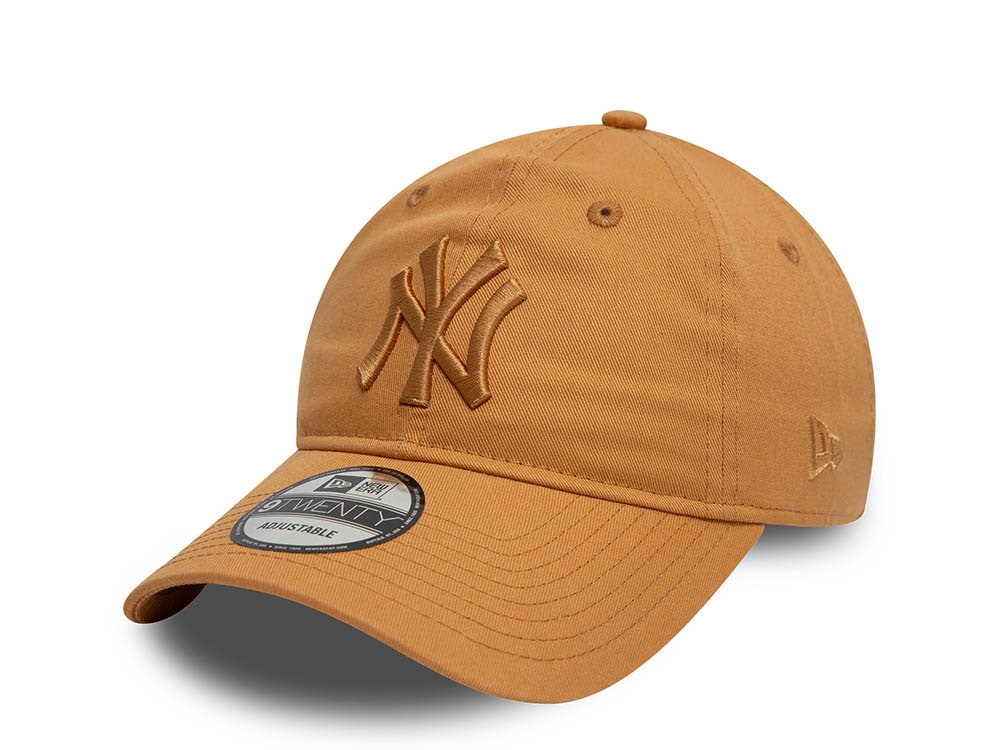 New Era New York Yankees League Essential Brown 9Twenty Strapback Cap