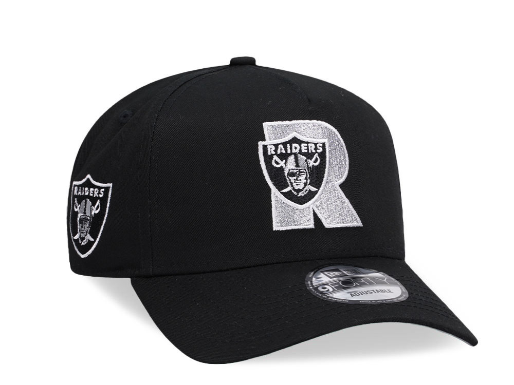 New Era Las Vegas Raiders City Originals Black Edition 9Forty A Frame Snapback Cap