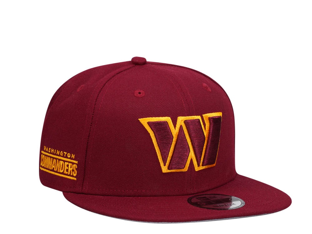 New Era Washington Commanders Maroon Classic Edition 9Fifty Snapback Cap