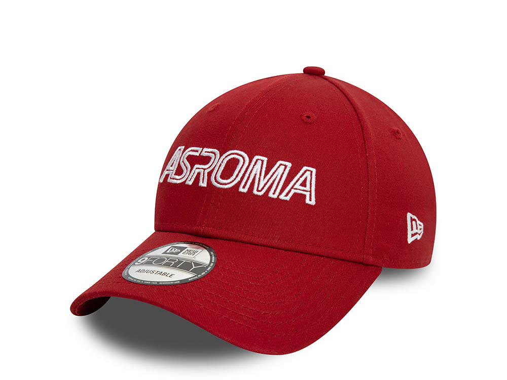 New Era AS Roma Red Script 9Forty Strapback Cap