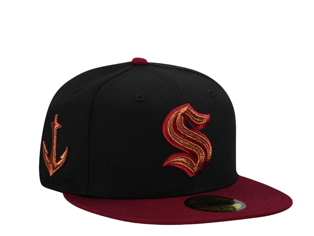 New Era Seattle Kraken Colorflip Two Tone Edition 59Fifty Fitted Cap