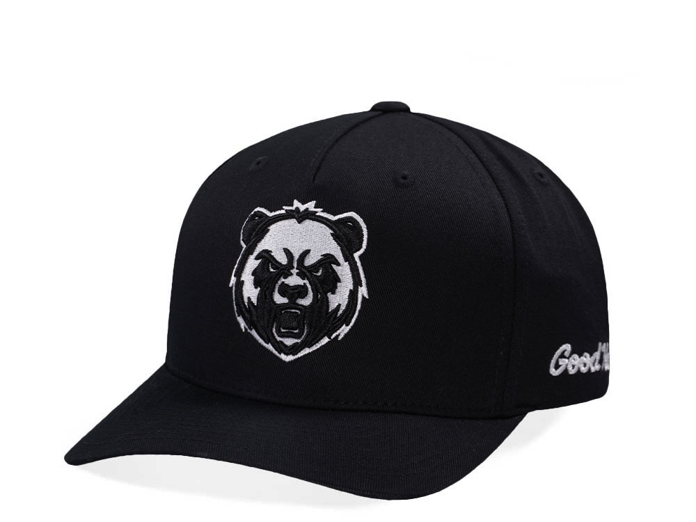 Good Hats Panda Black Snapback Cap