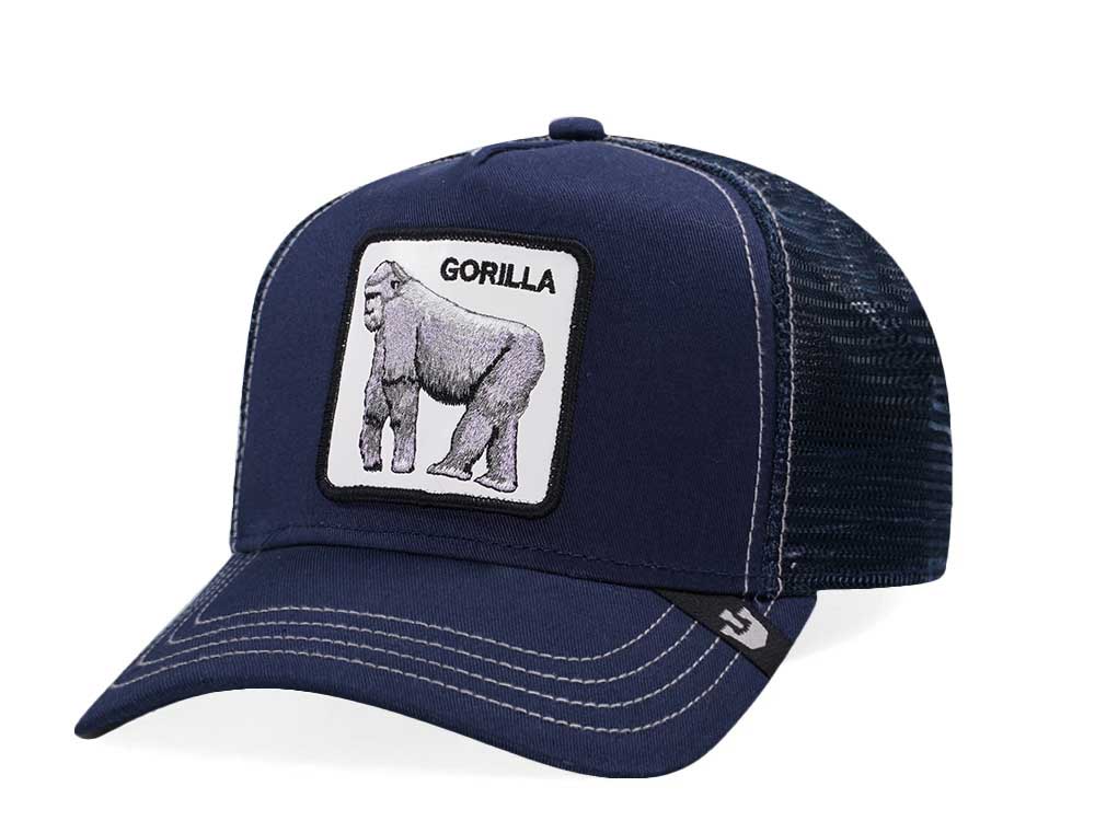 Goorin Bros Gorilla King of the Jungle Navy Trucker Snapback Cap