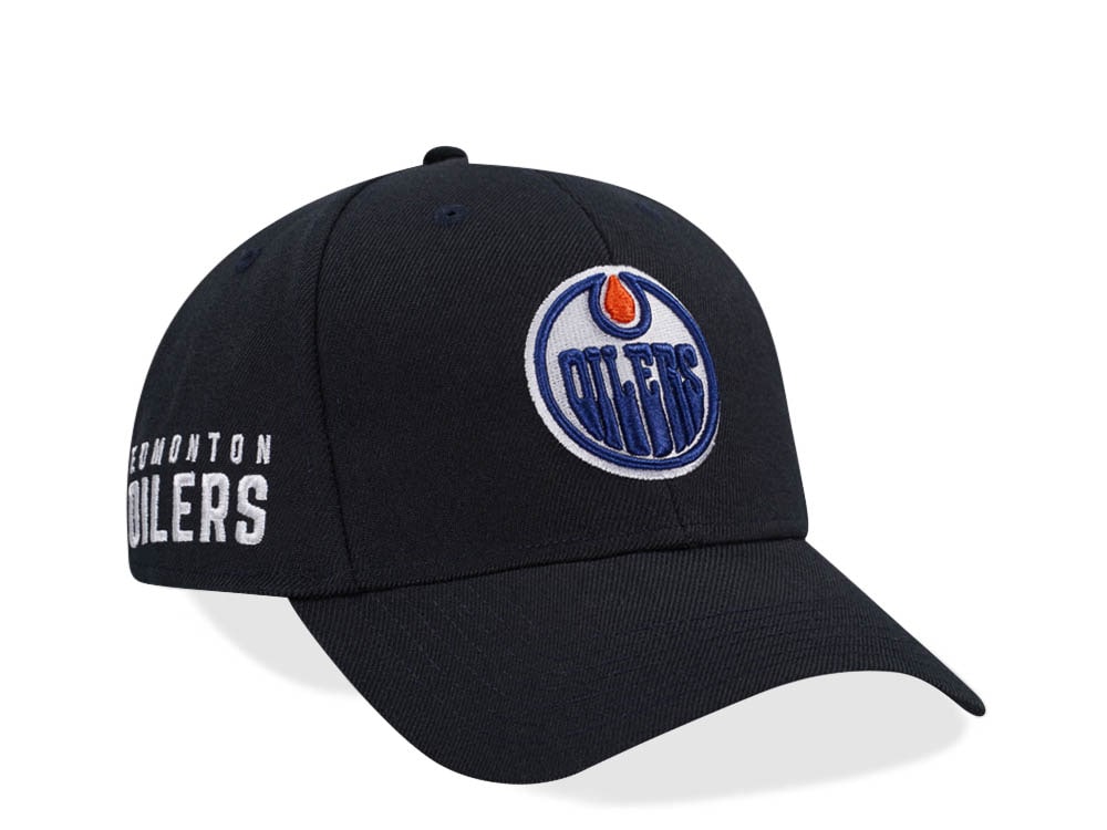 47Brand Edmonton Oilers Navy Sure Shot MVP Snapback Cap