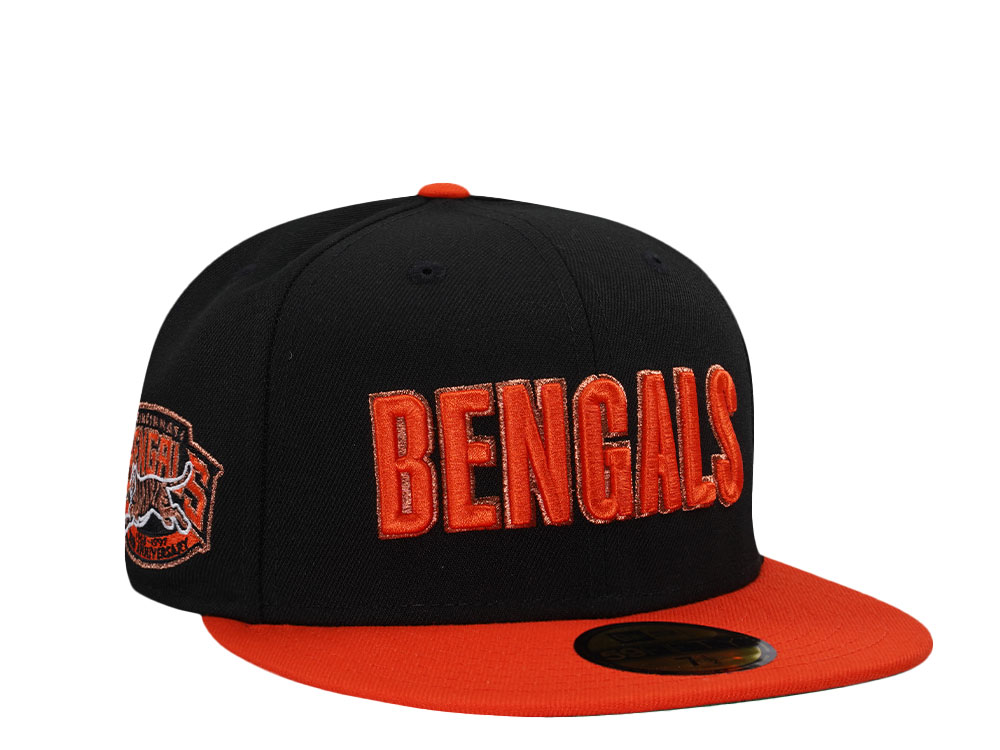 New Era Cincinnati Bengals 30th Anniversary Prime Two Tone Edition 59Fifty Fitted Cap