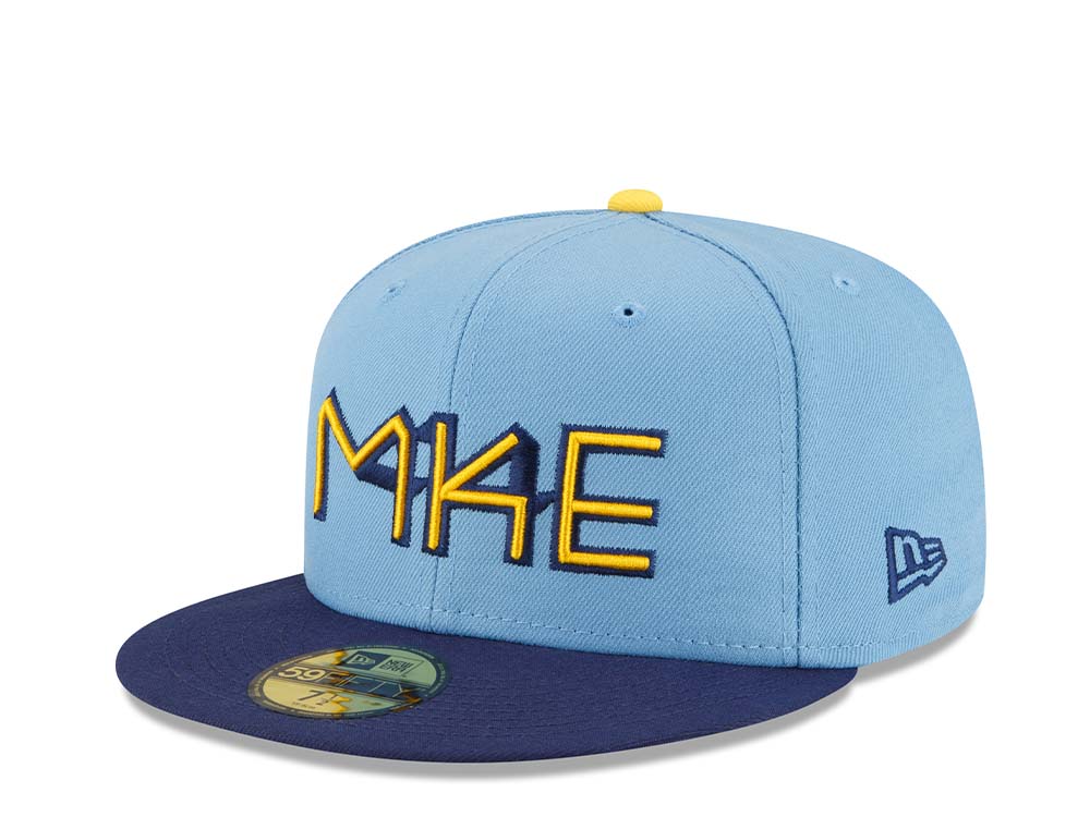 New Era Milwaukee Brewers Authentic City Connect 59Fifty Fitted Cap