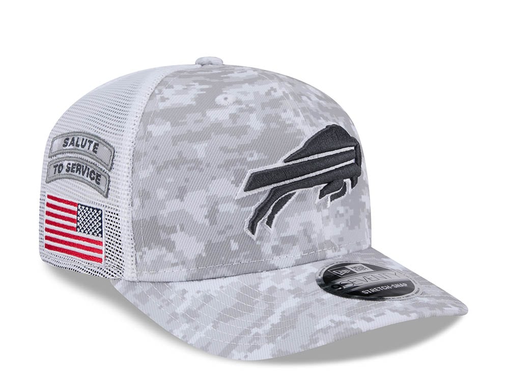 New Era Buffalo Bills Digi Camo Salute to Service 2024 Trucker 9Seventy Snapback Cap