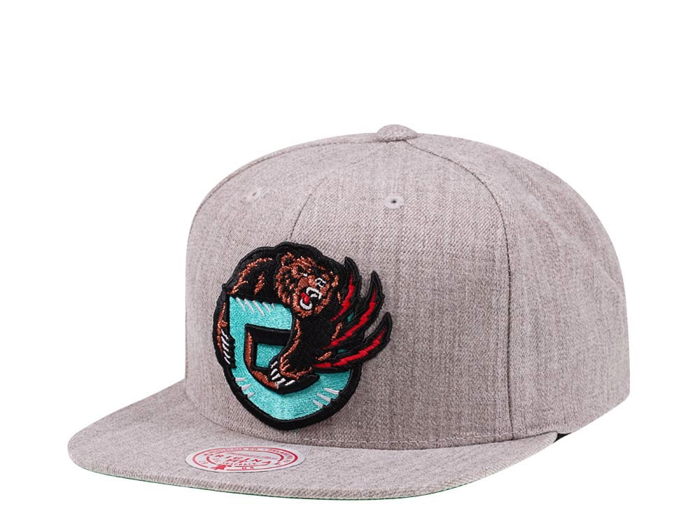 Mitchell & Ness Vancouver Grizzlies Hardwood Classics Heather Snapback Cap