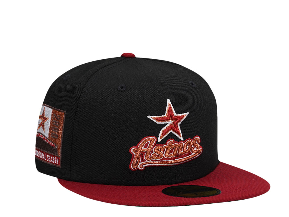 New Era Houston Astros Inaugural Season 2000 Copper Brick Two Tone Edition 59Fifty Fitted Cap