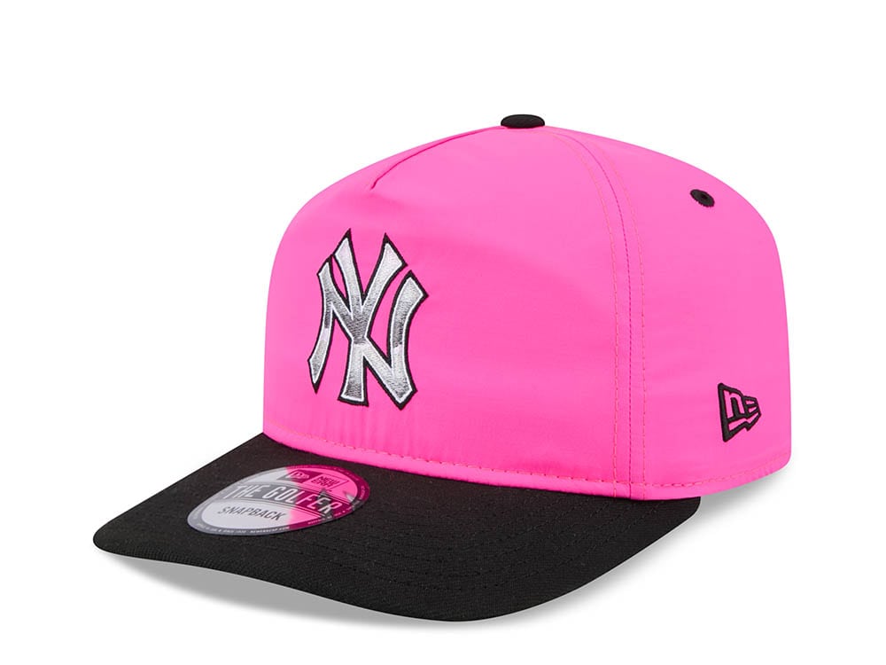 New Era New York Yankees Pink Two Tone Golfer A Frame Snapback Cap