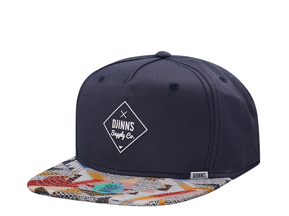 Djinns Aztek Navy Snapback Cap