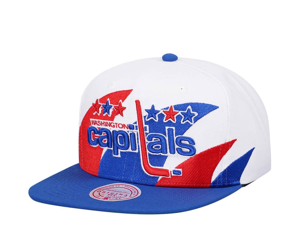 Mitchell & Ness Washington Capitals Vintage Sharktooth Snapback Cap