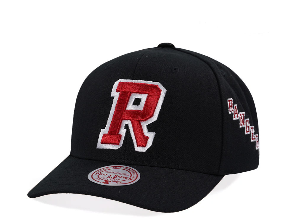 Mitchell & Ness New York Rangers Pro Crown Fit Vintage Black Snapback Cap