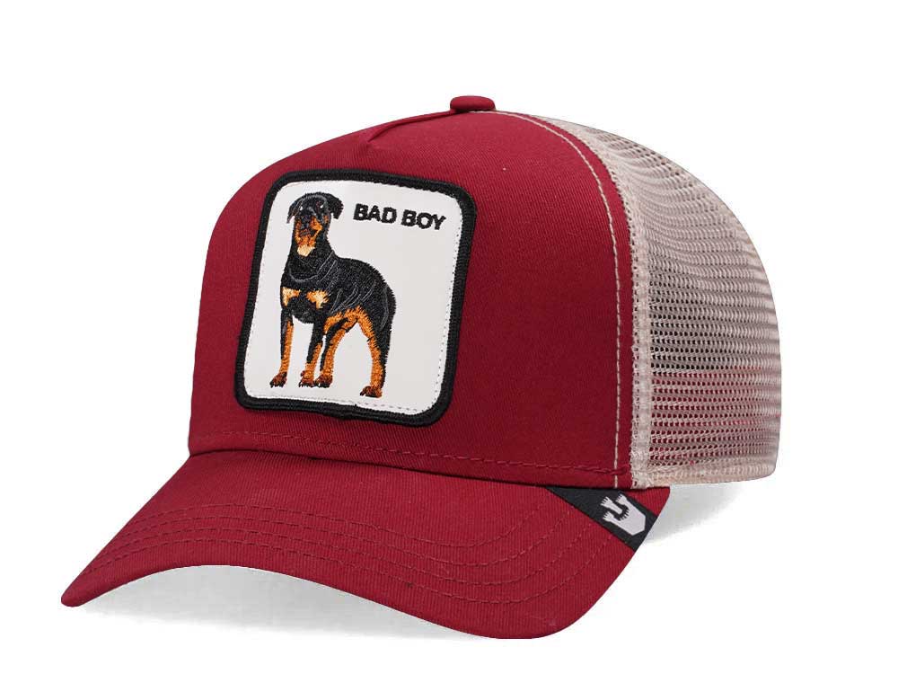 Goorin Bros Baddest Boy Maroon Trucker Snapback Cap