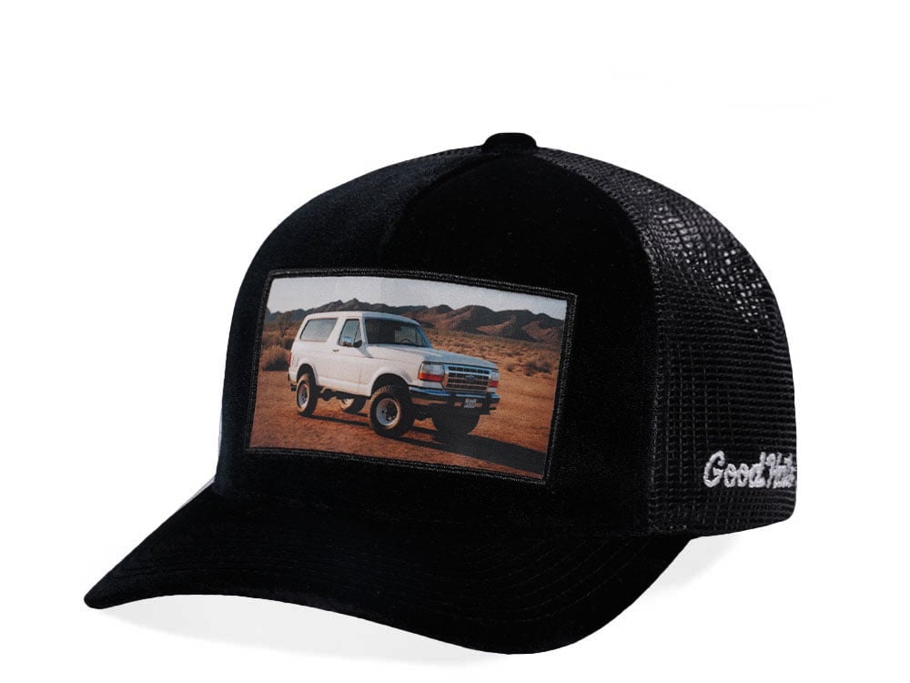 Good Hats The Car Chase Velour Trucker Snapback Cap