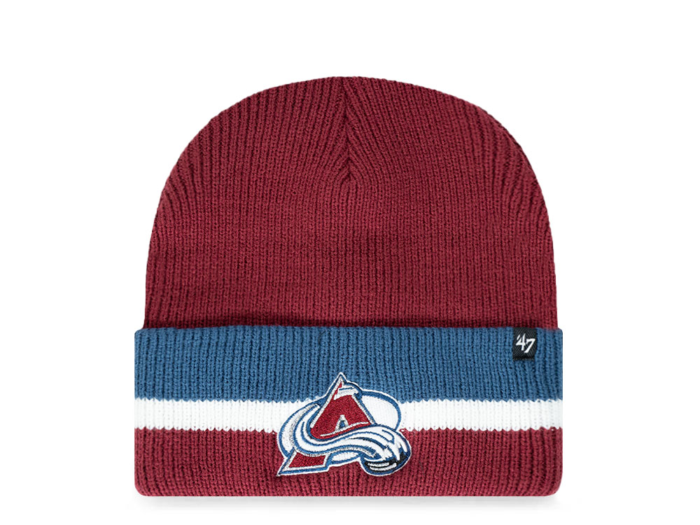 47Brand Colorado Avalanche Cardinal Split Mütze