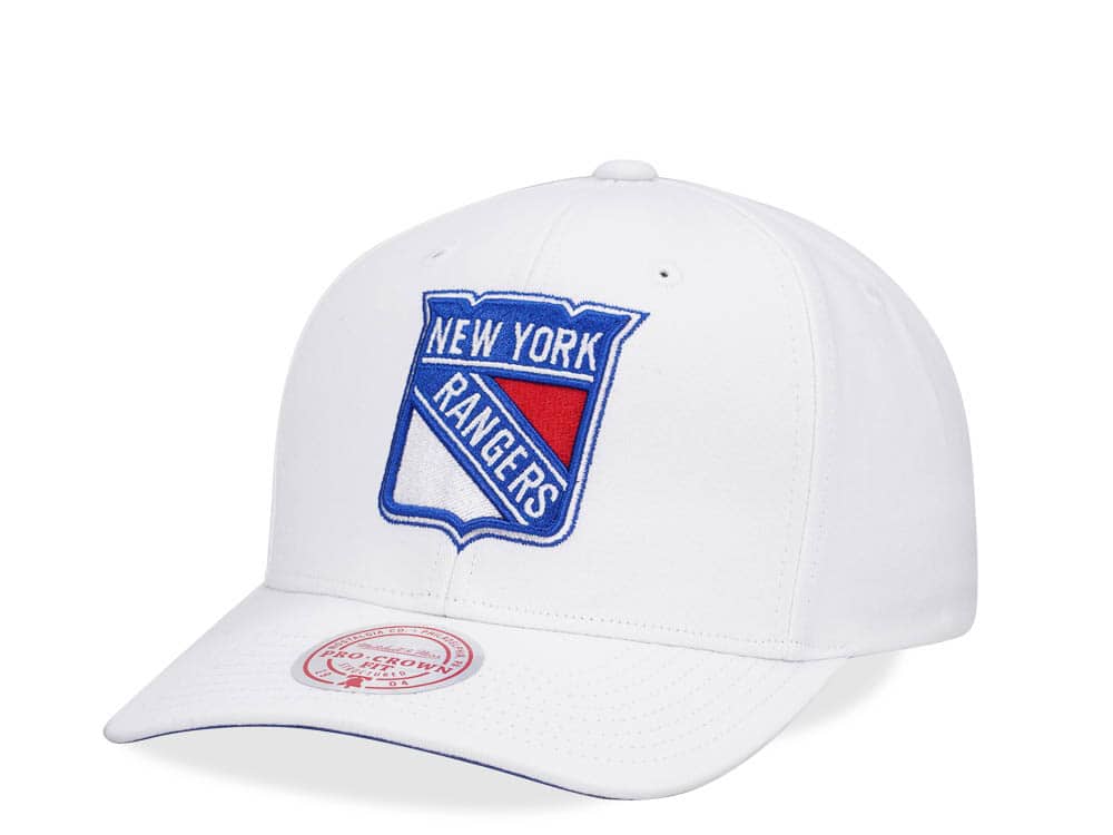 Mitchell & Ness New York Rangers All in Pro White Snapback Cap