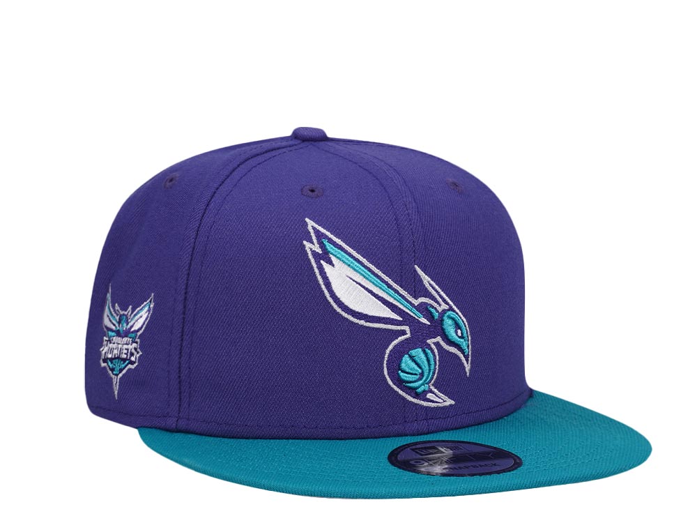 New Era Charlotte Hornets Purple Two Tone Classic Edition 9Fifty Snapback Cap