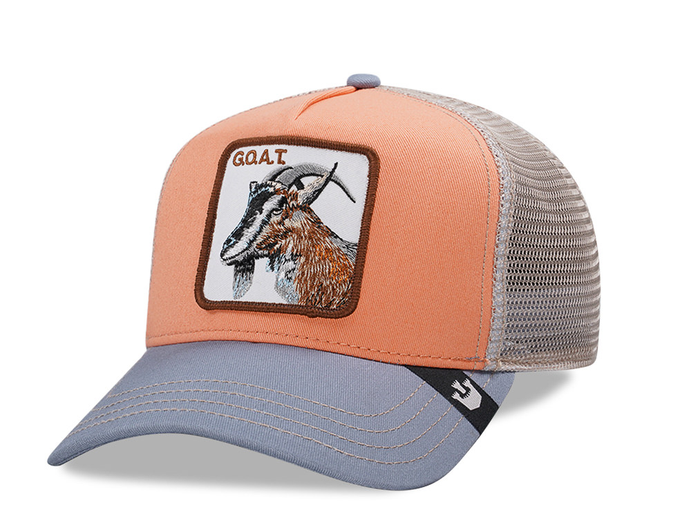 Goorin Bros The Goat Coral Two Tone Trucker Snapback Cap