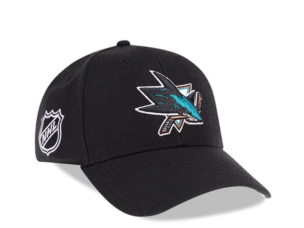 47Brand San Jose Sharks Classic Black Snapback Cap