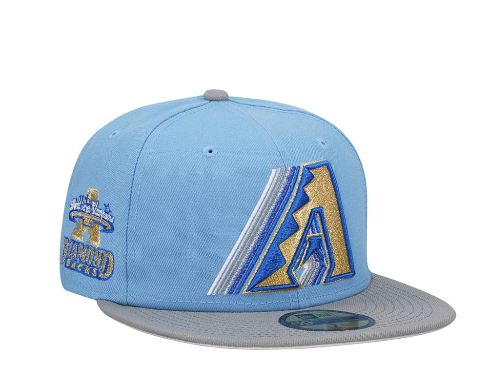 New Era Arizona Diamondbacks World Series Champions 2001 Ice Gold Two Tone Edition 59Fifty Fitted Cap