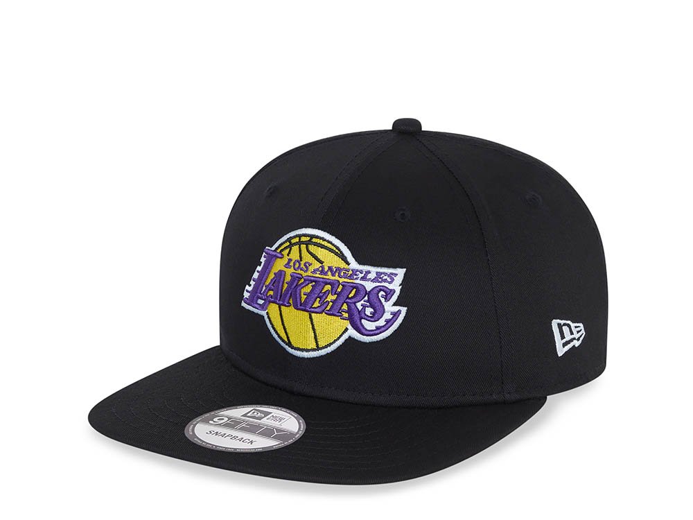 New Era Los Angeles Lakers Black 9Fifty Snapback Cap