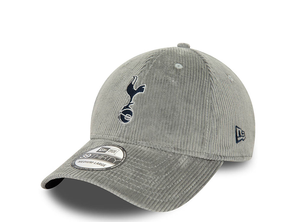 New Era Tottenham Hotspur Gray Cord Edition 39Thirty Stretch Cap