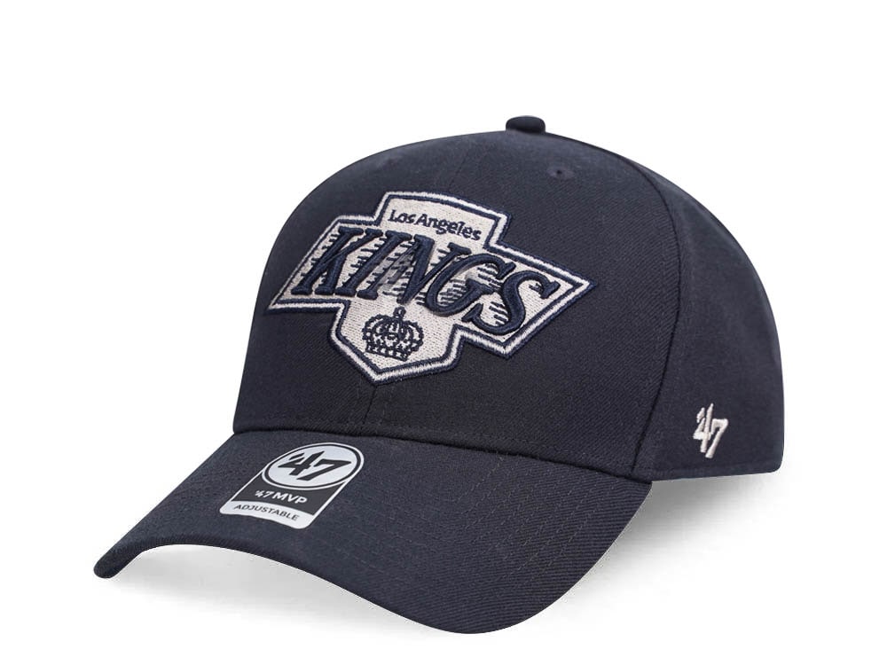 47Brand Los Angeles Kings Vintage Navy MVP Snapback Cap