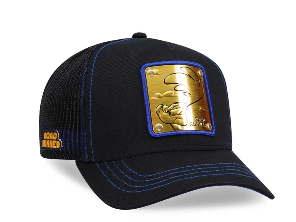 Capslab Looney Tunes Road Runner Black Trucker Snapback Cap