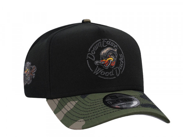 New Era Down East Wood Ducks Camo Two Tone Edition A Frame Snapback Cap