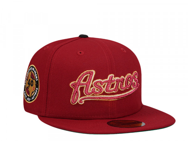 New Era Houston Astros 40th Anniversary Brick Heavy Metallic Edition 59Fifty Fitted Cap