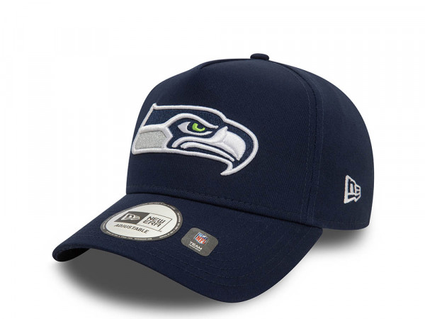 New Era Seattle Seahawks Navy A Frame Snapback Cap