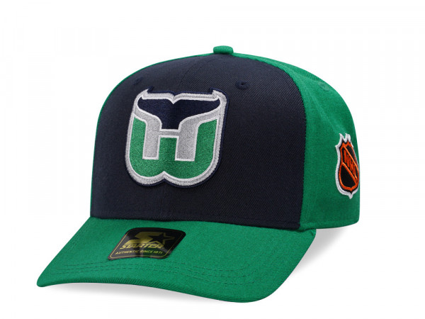 Starter Hardford Whalers Classic Vintage Logo Curved Snapback Cap