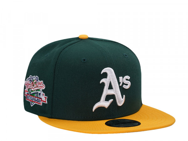 New Era Oakland Athletics World Series 1989 Dark Green Two Tone Edition 9Fifty Snapback Cap