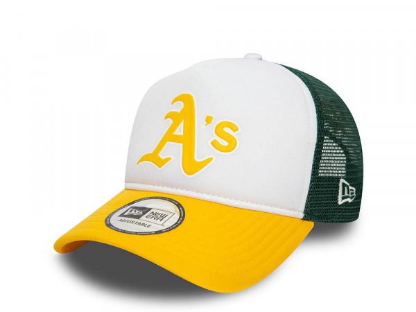 New Era Oakland Athletics Foam Two Tone Trucker A Frame Snapback Cap