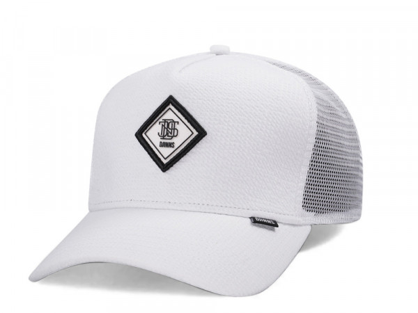 Djinns Chaos White Trucker Snapback Cap