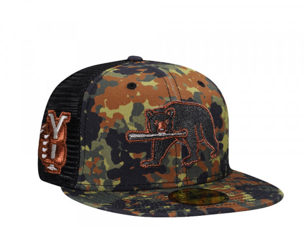 New Era Yakima Bears Flecktarn Trucker Edition 59Fifty Fitted Cap