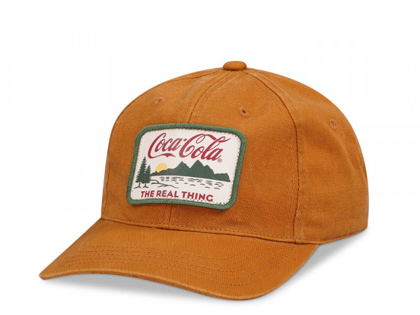 American Needle Coke Hepcat Brown Strapback Cap