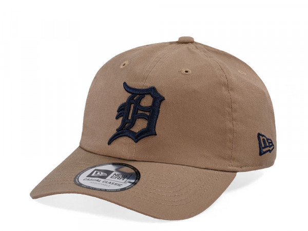 New Era Detroit Tigers Khaki Casual Classic Edition Strapback Cap